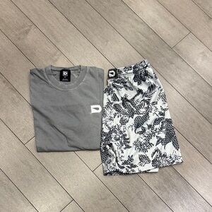 Gray and White Kids Matching Set